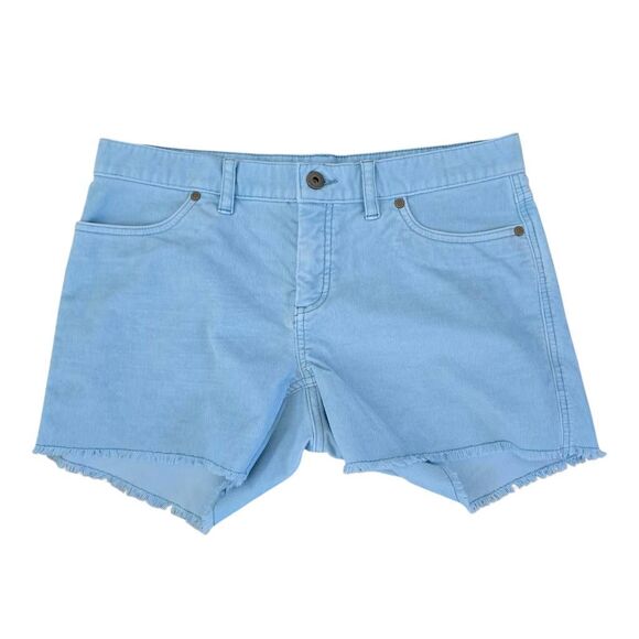 Carve Designs Corduroy 4" Shorts Women's Size 2 Bluebay Stretch Frayed Hem - Picture 1 of 6